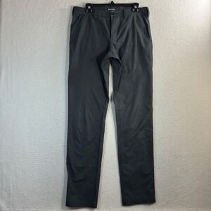 Bluffworks Ascender Pants Men 31x34 Gray Tailored Fit Travel Tech Chino